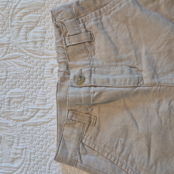Janie and Jack boys 18 - 24 months tan convertible leg linen blend pants VGUC - Picture 3 of 8